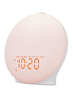 Sunrise Alarm Clock White Noise Sound Machine Bluetooth Night Light Wake Up